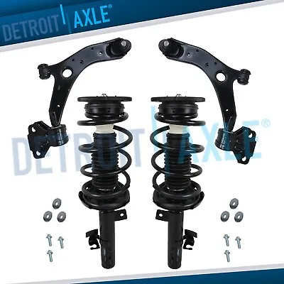 4pc Front Struts & Lower Control Arm Ball Joint For 2010 2011 2012 2013 Mazda 3 • $219.63