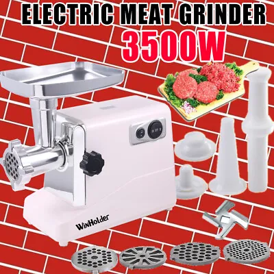 3500w Large Commercial Electric Meat Grinder Sausage Maker Mincer Stuffer • $65.99