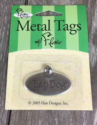 Dog Pet Tags Charm Metal Heart Lap Dog Scrapbooking Crafting • $1.99
