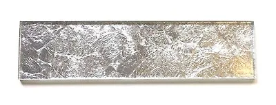 3x12 Belair Glamour Silver Leaf Glass Tile Kitchen Bathroom Backsplash  • $9.49