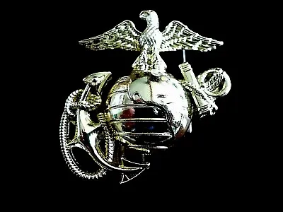 U.s Marine Corps Ega Lapel Hat Cap Pin Usmc Eagle Globe & Anchor Left Insignia • $7.49