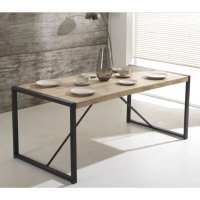 £0.99 • Buy Harbour Indian Reclaimed Wood Large Dining Table (HAR-DT) SRP £439