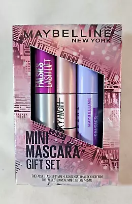 Maybelline 3pc MINI Mascara Gift Set The Falsies Surreal & Lash Lift Sky High • $10.15