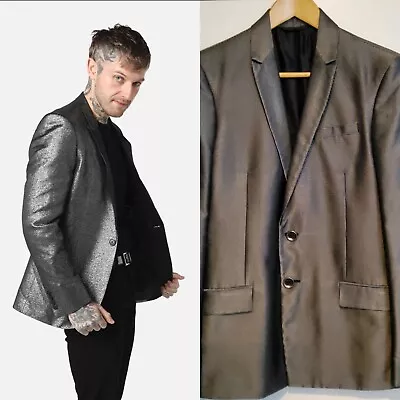 Versace Versus Mens Metallic Cocktail Jacket - New • $399