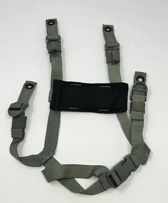 NEW USGI ACH MICH Helmet 4 Point Chin Strap Assembly Foliage Green PASGT Upgrade • $6.85