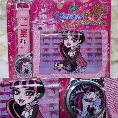 Monster High Pink Draculaura Wallet And Watch Set Accessories • $9.75