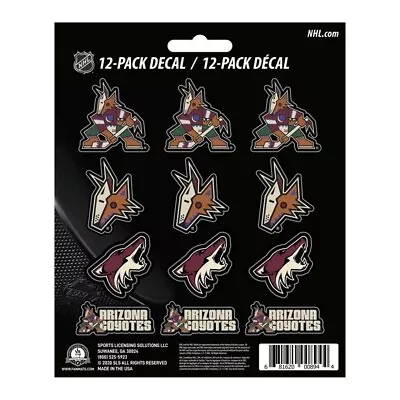 Arizona Coyotes NHL Vinyl Die-Cut Sticker Set / Decal Sheet *Free Shipping • $6.87