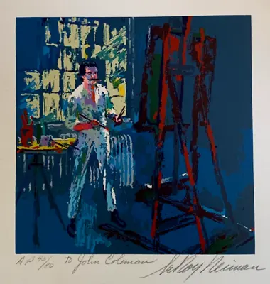 LEROY NEIMAN  Self Portrait  Signed AP 43/80 Serigraph • $368