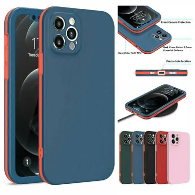 £3.89 • Buy 360 Hybrid Full Body Shockproof Case Cover For IPhone 14 13 Pro Max 12 11 XR 7 8