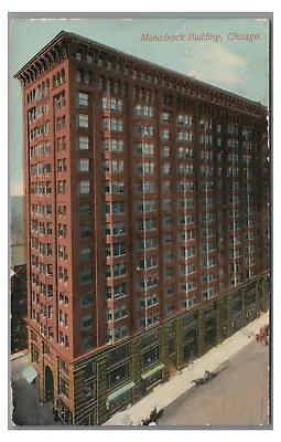 Monadnock Building CHICAGO IL Illinois Vintage Postcard • $3.99
