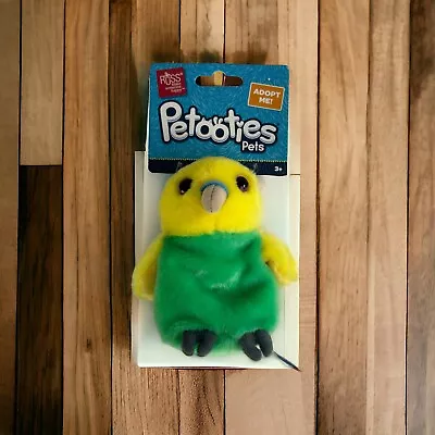 New Russ Petooties Pets GREEN & Yellow Parrot Bird 5  Plush • $12.94