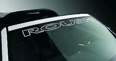 Ford Mustang ROUSH Windshield Vinyl Decal Sticker Custom Vehicle Logo WHITE • $16.30