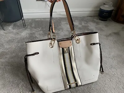 £14.99 • Buy River Island White And Gold Tote Bag 