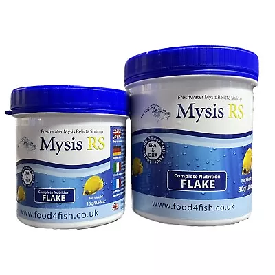 Mysis RS Complete Nutrition Marine  Fish Flake Food • £11.29