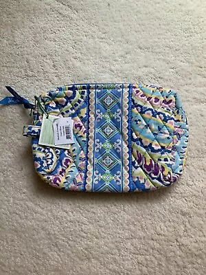 Brand New With Tags Vera Bradley Medium Cosmetic Case Bag In Capri Blue • $25