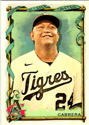 2023 Topps Allen & Ginter #139 Miguel Cabrera Detroit Tigers Baseball Card    B2 • $1.89