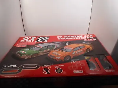 SCX Compact 1:43 GT Touring Car Championship Slot Car Track Set  Very Good • $65