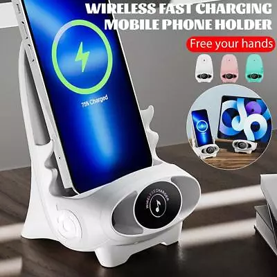 Universal Magnetic Fast Charger Portable Mini Chair Wireless Tablet Phone Stand • £9.65