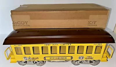 McCOY'S RARE 1984 TCA PITTSBURGH 30TH NATIONAL CONVENTION PASS. CAR ST.GAUGE NIB • $79.99