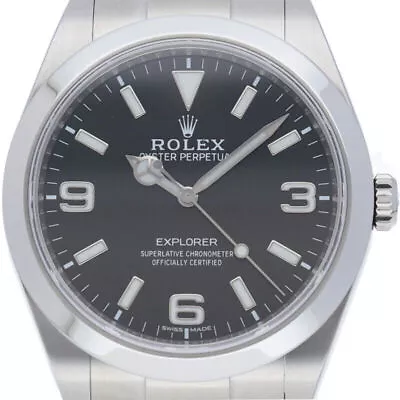 ROLEX Explorer 1 Late Model 214270 (random) Box Warranty Stainless Steel Men... • $11149.13
