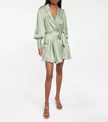 Zimmermann Silk Wrap Dress Size 0 • $339