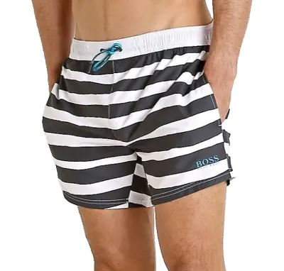 HUGO BOSS Scorpionfish Quick-Dry Swim Shorts Beachwear - Size M • $64.18