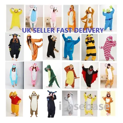 £13.99 • Buy Unisex Adult Animal Onsie77Onesie21 Anime Cosplay Pyjama Kigurumi Fancy Dress UK