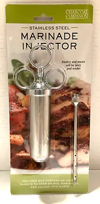 NEW Stainless Steel Marinade Injector Charcoal Companion Makes Meats Juicy/Moist • $5.98