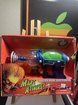 Vintage Mars Attacks Martian Brain Disintegrator Blue Ray Gun 1996 • $60