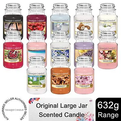 Yankee Original Large Jar Scented Candle 1 Or 2 Pack Of 623g Choose Your Scent • £23.99