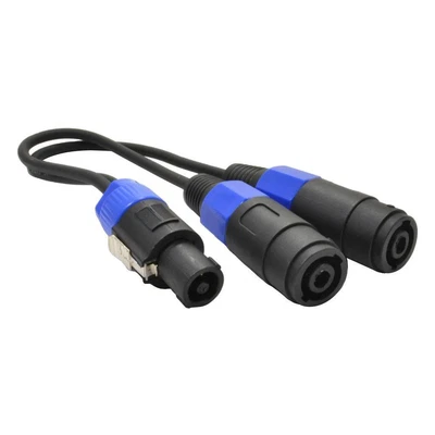 £10.72 • Buy PA Splitter   Male To 2 Female Speakers Cable Cord PA DJ   Adaptor