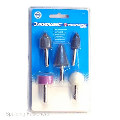 £2.19 • Buy 5 Piece Or Single Grinding Mounted Die Stones/Stone Wheel Drill Bit And Set