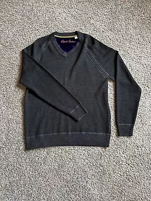 Robert Graham HUNTINGDON Sz S Black Men's Sweater • $40