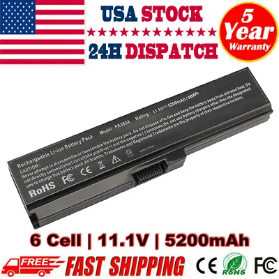 Battery For Toshiba Satellite C655-S5082 L655-S5072 L655-S5150 L655-S5115 6cell • $16.95