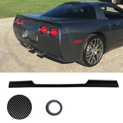 Rear Trunk Wing Spoiler Carbon Fiber For 1997-04  Corvette C5 ZR1 Extended Style • $135