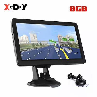 XGODY 9  Inch Portable GPS Navigation Navigator System 8GB For Truck Car HGV LGV • £70.99