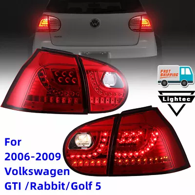 For 06-09 Volkswagen Golf 5 /GTI/Rabbit Led DRL Indicator Brake Rear Tail Lights • $180.99