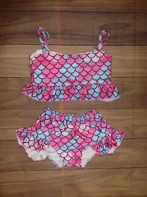 Boutique Mermaid Girls Bikini Swimsuit Size 7-8 • $7.99