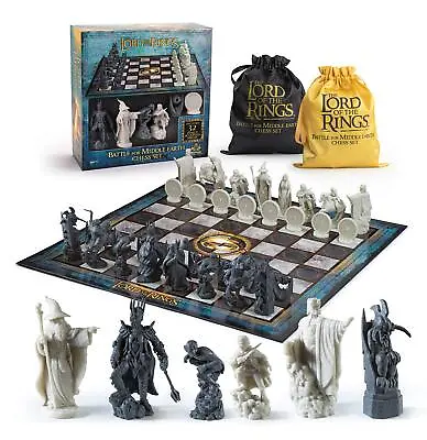 The Lord Of The Rings Chess Set / Battle For Middle-Earth / The Noble Collection • £38.95