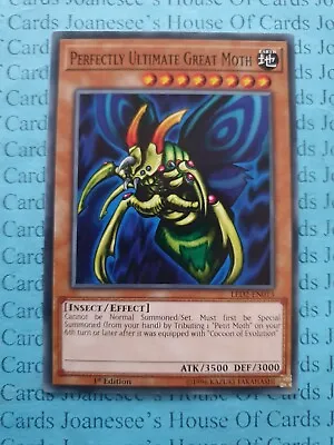 Perfectly Ultimate Great Moth LED2-EN013 Yu-Gi-Oh Card 1st Edition New • £3.25