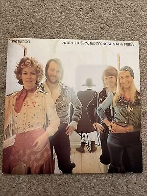 Signed Bjorn Ulvaeus Waterloo ABBA 12’ Vinyl LP • £180