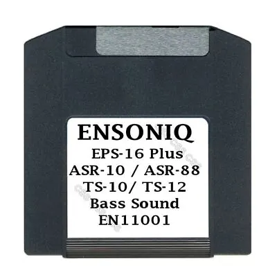 $24.99 • Buy Ensoniq EPS-16 Plus, ASR-10 & 88, TS-10 & 12 100MB Zip Disk Bass Sound EN11001