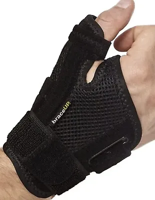 BraceUP Thumb Spica Support Brace With Splints For Arthritis Carpal Tunnel And • £6.89