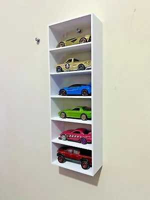 Modular Hot Wheels 1:64 6 Car Matchbox Wall Display Shelf Toy Storage CUSTOMIZE • £11.95