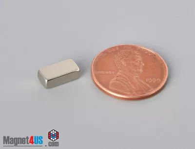 3/8 X3/16 X1/8  N45 9.5x4.8x3.2mm Rare Earth Neodymium  Rectangular Block Magnet • $9.99