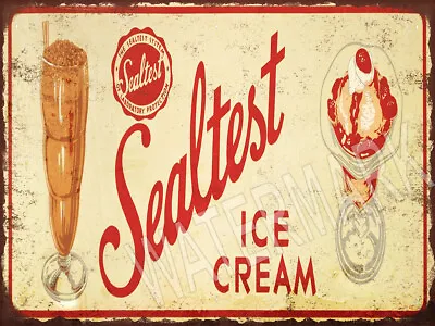 Sealtest Ice Cream Dairy High Quality Metal Magnet 3 X 4 Inches 9401 • $5.95