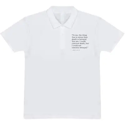 Malcolm X Quote Adult Polo Shirt / T-Shirt (PL274963) • $27.66