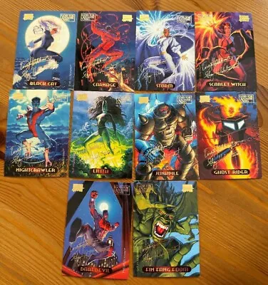 1994 Marvel Masterpieces Gold Foil Signature Series - You Pick! • $1.50