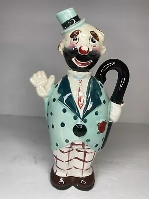 Vintage Hobo Clown Liquor Bottle Decanter • $32.99