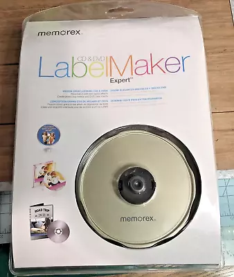 Memorex CD&DVD LabelMaker Expert W/ 138 Total Labels + Software - NEW! • $12.99